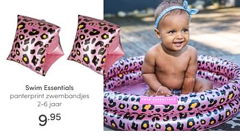 Aanbiedingen Swim essentials panterprint zwembandjes - Swim Essentials - Geldig van 09/05/2021 tot 15/05/2021 bij Baby & Tiener Megastore