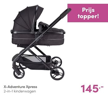 Aanbiedingen X-adventure xpress 2-in-1 kinderwagen - Xadventure - Geldig van 09/05/2021 tot 15/05/2021 bij Baby & Tiener Megastore
