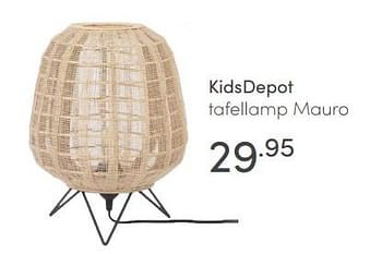 Aanbiedingen Kidsdepot tafellamp mauro - KidsDepot  - Geldig van 16/05/2021 tot 22/05/2021 bij Baby & Tiener Megastore