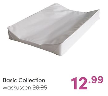 Aanbiedingen Basic collection waskussen - Basic Collection - Geldig van 16/05/2021 tot 22/05/2021 bij Baby & Tiener Megastore