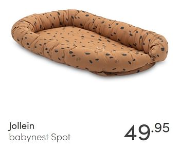 Aanbiedingen Jollein babynest spot - Jollein - Geldig van 16/05/2021 tot 22/05/2021 bij Baby & Tiener Megastore