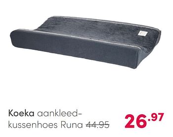Aanbiedingen Koeka aankleedkussenhoes runa - Koeka - Geldig van 16/05/2021 tot 22/05/2021 bij Baby & Tiener Megastore