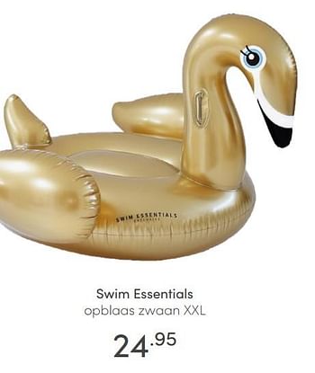 Aanbiedingen Swim essentials opblaas zwaan xxl - Swim Essentials - Geldig van 16/05/2021 tot 22/05/2021 bij Baby & Tiener Megastore