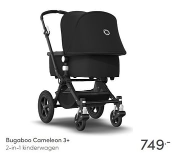 Aanbiedingen Bugaboo cameleon 3+ 2-in-1 kinderwagen - Bugaboo - Geldig van 16/05/2021 tot 22/05/2021 bij Baby & Tiener Megastore