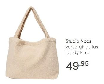 Aanbiedingen Studio noos verzorgings tas teddy ecru - Studio Noos - Geldig van 16/05/2021 tot 22/05/2021 bij Baby & Tiener Megastore