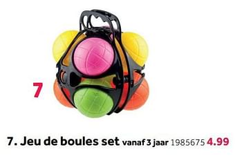 Aanbiedingen Jeu de boules set - Huismerk - Intertoys - Geldig van 08/05/2021 tot 30/05/2021 bij Intertoys