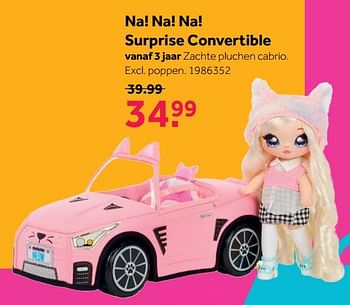 Aanbiedingen Na! na! na! surprise convertible - Na! Na! Na! Surprise - Geldig van 08/05/2021 tot 30/05/2021 bij Intertoys