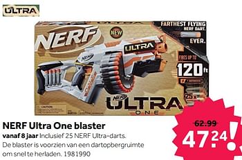 Aanbiedingen Nerf ultra one blaster - Nerf - Geldig van 08/05/2021 tot 30/05/2021 bij Intertoys