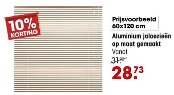 Aanbiedingen Aluminium jaloezieën op maat gemaakt - Huismerk - Kwantum - Geldig van 10/05/2021 tot 23/05/2021 bij Kwantum