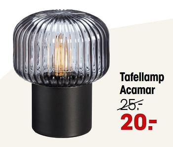 Aanbiedingen Tafellamp acamar - Huismerk - Kwantum - Geldig van 10/05/2021 tot 23/05/2021 bij Kwantum