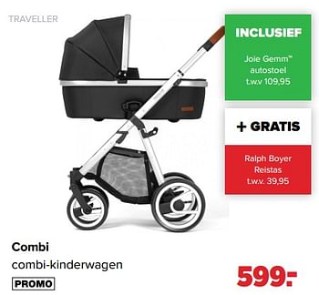 Aanbiedingen Combi combi-kinderwagen - Traveller - Geldig van 17/05/2021 tot 05/06/2021 bij Baby-Dump