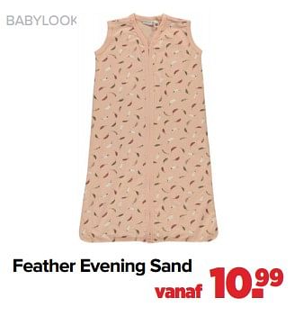 Aanbiedingen Feather evening sand - Baby look - Geldig van 17/05/2021 tot 05/06/2021 bij Baby-Dump