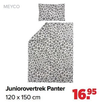 Aanbiedingen Juniorovertrek panter - Meyco - Geldig van 17/05/2021 tot 05/06/2021 bij Baby-Dump