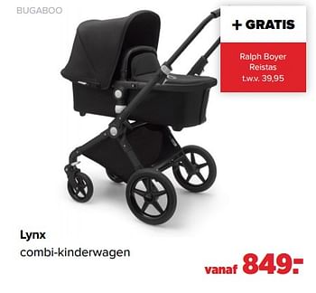 Aanbiedingen Lynx combi-kinderwagen - Bugaboo - Geldig van 17/05/2021 tot 05/06/2021 bij Baby-Dump