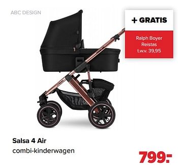 Aanbiedingen Salsa 4 air combi-kinderwagen - ABC Design - Geldig van 17/05/2021 tot 05/06/2021 bij Baby-Dump