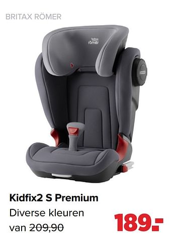 Aanbiedingen Kidfix2 s premium - Britax - Geldig van 17/05/2021 tot 05/06/2021 bij Baby-Dump