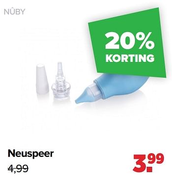Aanbiedingen Neuspeer - Nuby - Geldig van 17/05/2021 tot 05/06/2021 bij Baby-Dump