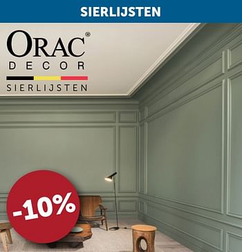 Aanbiedingen Sierlijsten -10% - Orac Decor - Geldig van 25/05/2021 tot 21/06/2021 bij Zelfbouwmarkt