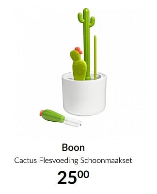 Aanbiedingen Boon cactus flesvoeding schoonmaakset - Boon - Geldig van 18/05/2021 tot 14/06/2021 bij Babypark
