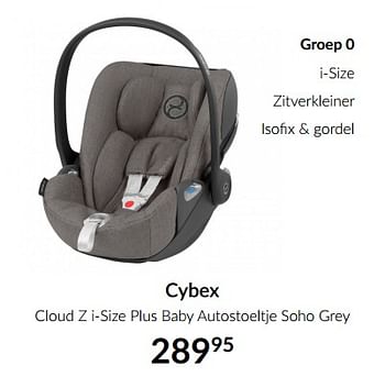 Aanbiedingen Cybex cloud z i-size plus baby autostoeltje soho grey - Cybex - Geldig van 18/05/2021 tot 14/06/2021 bij Babypark
