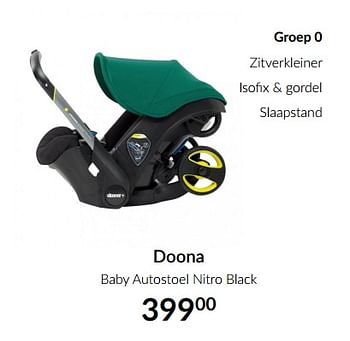 Aanbiedingen Doona baby autostoel nitro black - Doona - Geldig van 18/05/2021 tot 14/06/2021 bij Babypark