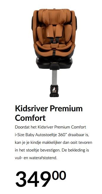 Aanbiedingen Kidsriver premium comfort - Kidsriver - Geldig van 18/05/2021 tot 14/06/2021 bij Babypark