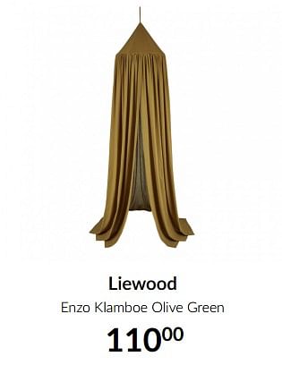 Aanbiedingen Liewood enzo klamboe olive green - Liewood - Geldig van 18/05/2021 tot 14/06/2021 bij Babypark