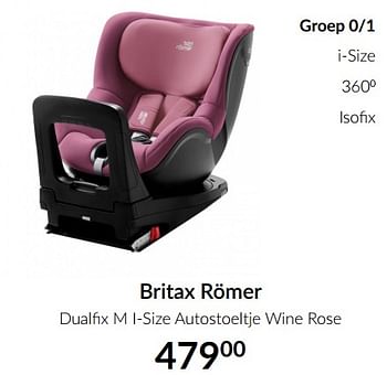 Aanbiedingen Britax römer dualfix m i-size autostoeltje wine rose - Britax - Geldig van 18/05/2021 tot 14/06/2021 bij Babypark