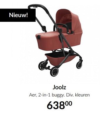 Aanbiedingen Joolz aer, 2-in-1 buggy - Joolz - Geldig van 18/05/2021 tot 14/06/2021 bij Babypark