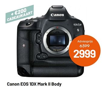 Aanbiedingen Canon eos 1dx mark ii body - Canon - Geldig van 12/05/2021 tot 08/06/2021 bij Kamera Express