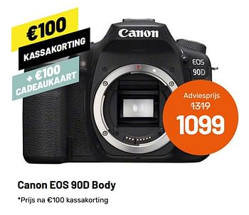 Aanbiedingen Canon eos 90d body - Canon - Geldig van 12/05/2021 tot 08/06/2021 bij Kamera Express