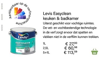 Aanbiedingen Levis easyclean keuken + badkamer - Levis - Geldig van 21/05/2021 tot 30/06/2021 bij Multi Bazar