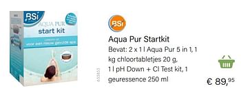 Aanbiedingen Aqua pur startkit - BSI - Geldig van 21/05/2021 tot 30/06/2021 bij Multi Bazar