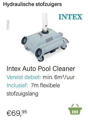 Aanbiedingen Hydraulische stofzuigers intex auto pool cleaner - Intex - Geldig van 21/05/2021 tot 30/06/2021 bij Multi Bazar