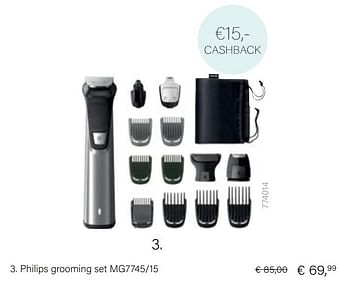 Aanbiedingen Philips grooming set mg7745-15 - Philips - Geldig van 21/05/2021 tot 30/06/2021 bij Multi Bazar