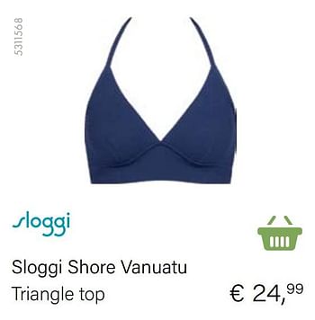 Aanbiedingen Sloggi shore vanuatu triangle top - Sloggi - Geldig van 21/05/2021 tot 30/06/2021 bij Multi Bazar