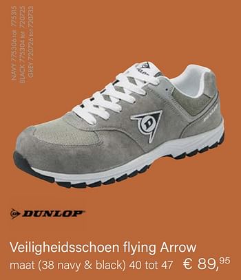 Aanbiedingen Veiligheidsschoen flying arrow - Dunlop - Geldig van 21/05/2021 tot 30/06/2021 bij Multi Bazar