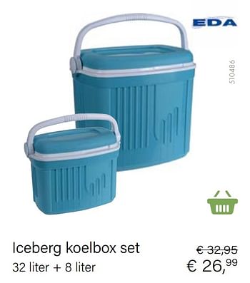 Aanbiedingen Iceberg koelbox set - EDA - Geldig van 21/05/2021 tot 30/06/2021 bij Multi Bazar