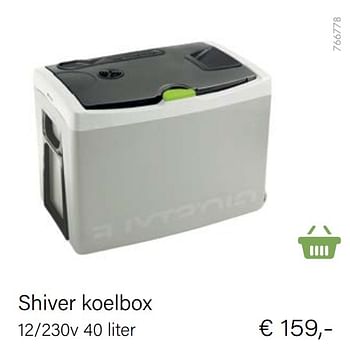 Aanbiedingen Shiver koelbox - Huismerk - Multi Bazar - Geldig van 21/05/2021 tot 30/06/2021 bij Multi Bazar
