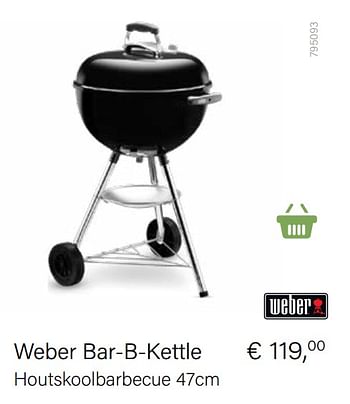 Aanbiedingen Weber bar-b-kettle - Weber - Geldig van 21/05/2021 tot 30/06/2021 bij Multi Bazar