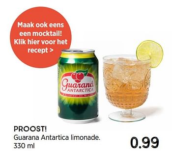 Aanbiedingen Proost! guarana antartica limonade - Guarana - Geldig van 17/05/2021 tot 30/05/2021 bij Xenos