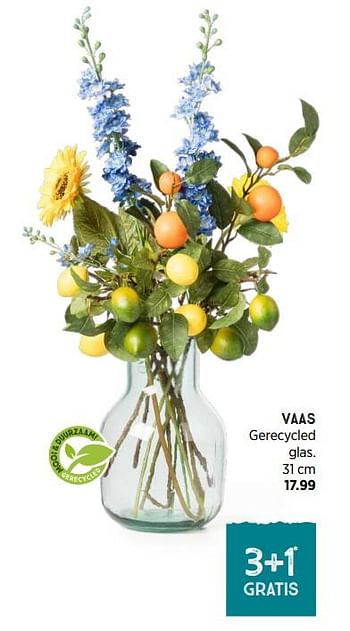 Aanbiedingen Vaas - Huismerk - Xenos - Geldig van 17/05/2021 tot 30/05/2021 bij Xenos