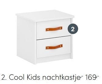Aanbiedingen Cool kids nachtkastje - Cool Kids - Geldig van 23/05/2021 tot 29/05/2021 bij Baby & Tiener Megastore
