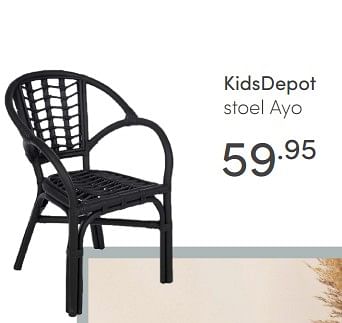 Aanbiedingen Kidsdepot stoel ayo - KidsDepot  - Geldig van 23/05/2021 tot 29/05/2021 bij Baby & Tiener Megastore