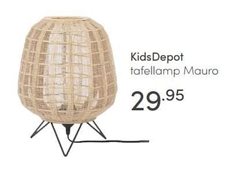 Aanbiedingen Kidsdepot tafellamp mauro - KidsDepot  - Geldig van 23/05/2021 tot 29/05/2021 bij Baby & Tiener Megastore