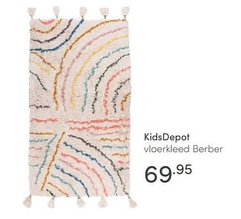 Aanbiedingen Kidsdepot vloerkleed berber - KidsDepot  - Geldig van 23/05/2021 tot 29/05/2021 bij Baby & Tiener Megastore