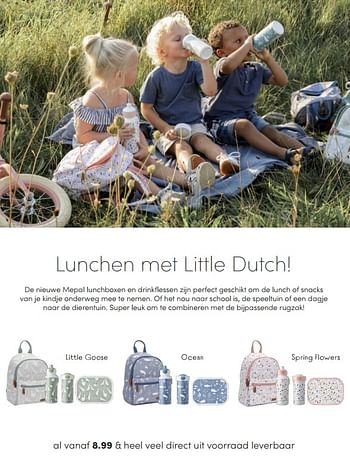 Aanbiedingen Little dutch de nieuwe mepal lunchboxen - Little Dutch - Geldig van 23/05/2021 tot 29/05/2021 bij Baby & Tiener Megastore