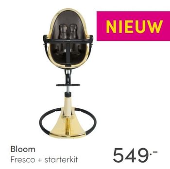 Aanbiedingen Bloom fresco + starterkit - Bloom - Geldig van 23/05/2021 tot 29/05/2021 bij Baby & Tiener Megastore