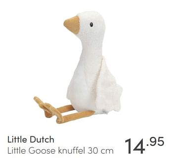 Aanbiedingen Little dutch little goose knuffel - Little Dutch - Geldig van 23/05/2021 tot 29/05/2021 bij Baby & Tiener Megastore