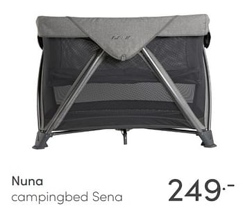 Aanbiedingen Nuna campingbed sena - Nuna - Geldig van 23/05/2021 tot 29/05/2021 bij Baby & Tiener Megastore